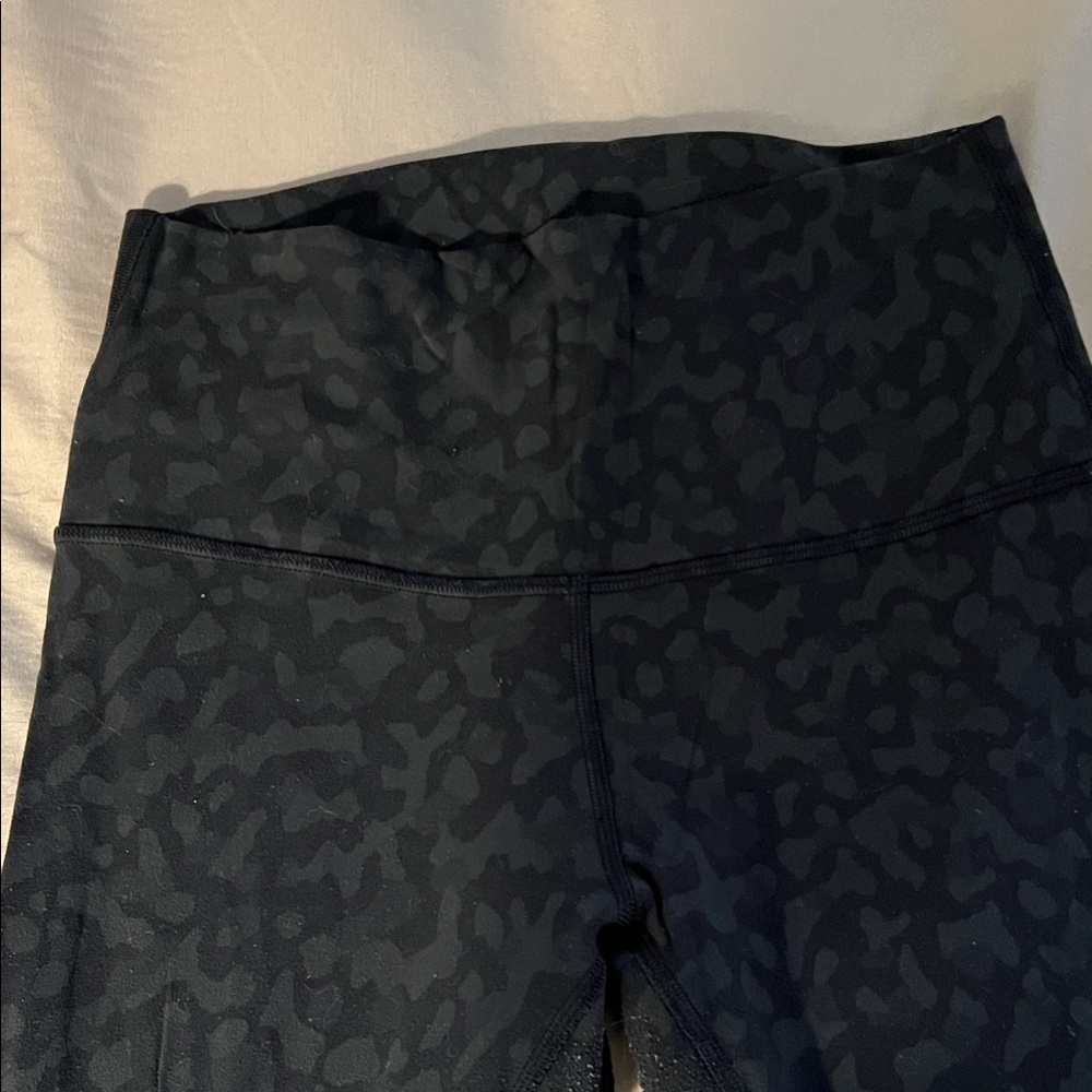 lululemon athletica Black Patterned Leggings